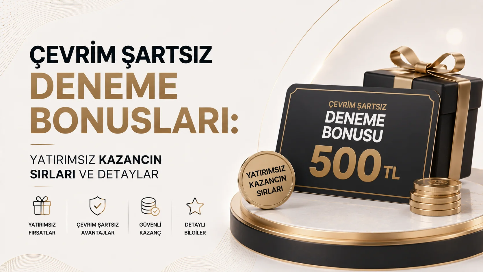 Çevrim Şartsız Deneme Bonusları: Yatırımsız Kazancın Sırları ve Detaylar